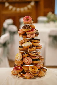 doughnuts on 5-tier rack thumbnail