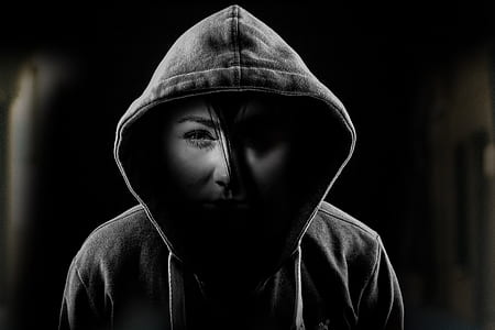 person in grey hoodie thumbnail