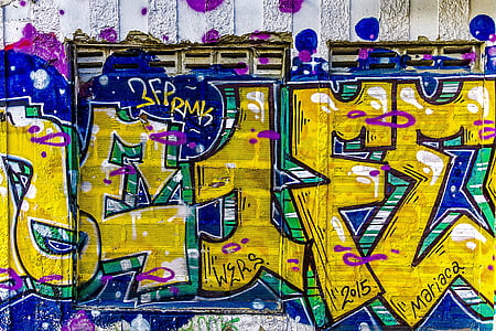 yellow and blue graffiti thumbnail