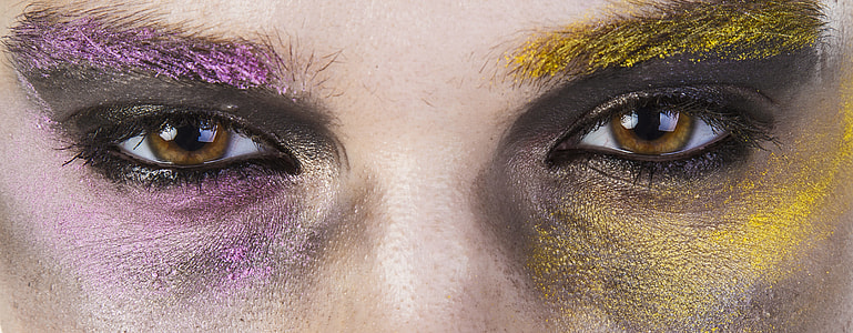 purple eye brow color thumbnail