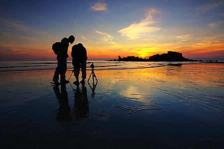sea, dawn, landscape, nature thumbnail