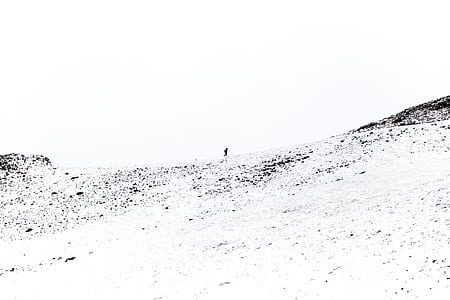 mountain, hill, snow, landscape thumbnail