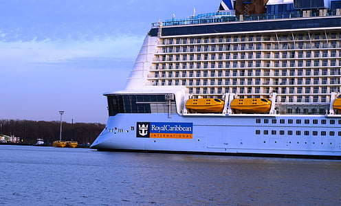 white cruise ship near city thumbnail