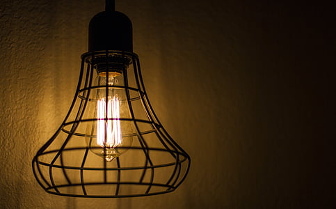 yellow lamp turned on thumbnail