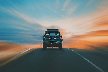 Truck on road thumbnail