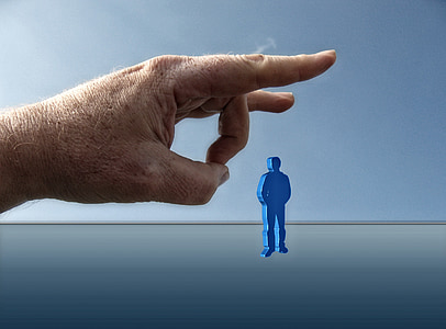 person with flicking at person illustration thumbnail