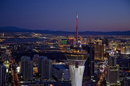 Space Needle, Washington during nighttime thumbnail