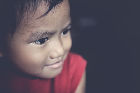 Closeup Photo of Toddler's Wearing Red Tank Top thumbnail