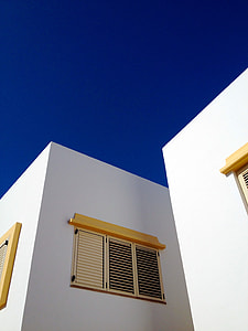 beige closed window blinds at daytime thumbnail