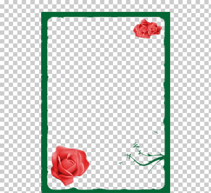 Garden Roses Green Green Edge Border Png Clipart Free Cliparts