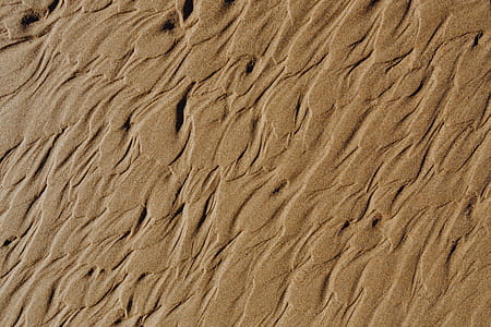 The abstract line designed by water up on sand texture thumbnail