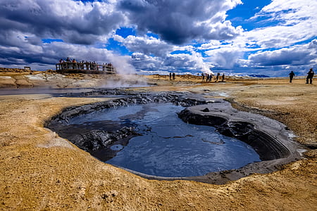 landscape, sky, people, water thumbnail