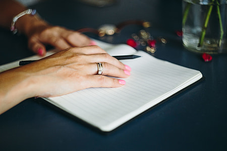 Lovely workplace with red roses thumbnail
