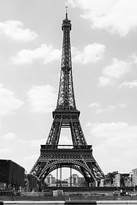 grayscale photography of Eiffel Tower, Italy thumbnail
