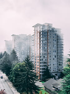 high-angle photography of high rise building thumbnail