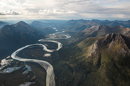 river passing through mountains thumbnail