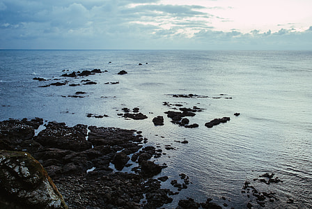 Seascape after the sunset thumbnail