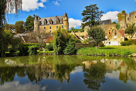 castle near body of water thumbnail