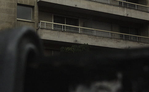 gray metal rails in low angle shot thumbnail