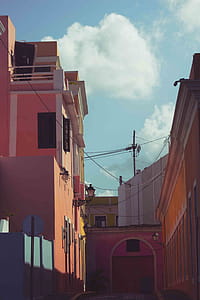Empty Alley in the Middle of Buildings thumbnail