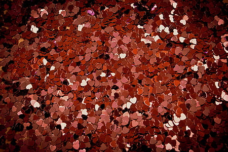 red cut out heart decors thumbnail