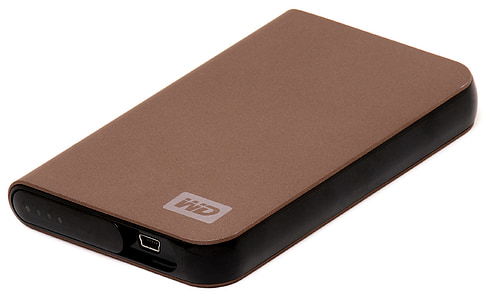 brown and black Western Digital portable HDD thumbnail