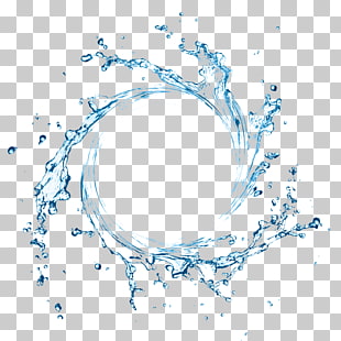 Water Drop , Dynamic wave element, sprinkled water PNG clipart