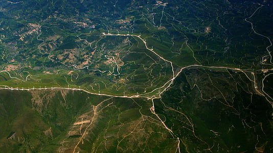 bird's eye view photo of green field thumbnail