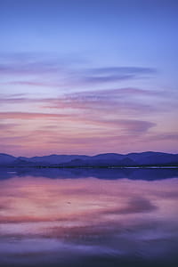 Scenic View of Lake During Dawn thumbnail