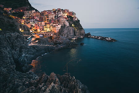 landscape photo of houses on mountain thumbnail