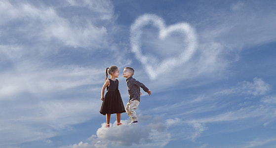 boy and girl on cloud during daytime thumbnail