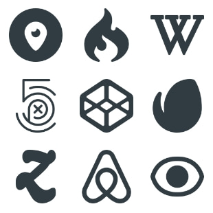 Social Media svg vector icon sets