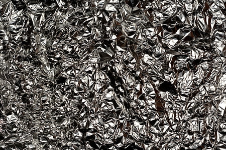 aluminum foil, dark, crumpled, structure, texture, empty thumbnail