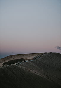 scenery of a mountain during sunrise thumbnail