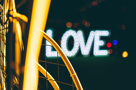photo of love LED signage thumbnail