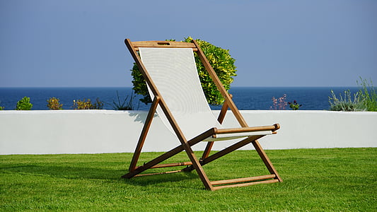 white and brown wooden folding chair thumbnail