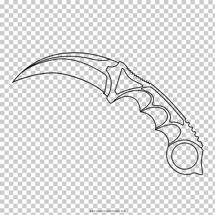 Aesthetic Knife Drawing