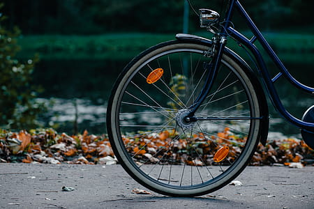 Black and Blue Cruiser Bike thumbnail