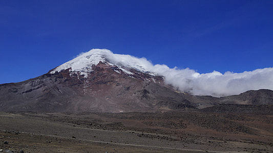 mountain under clear blue sky thumbnail