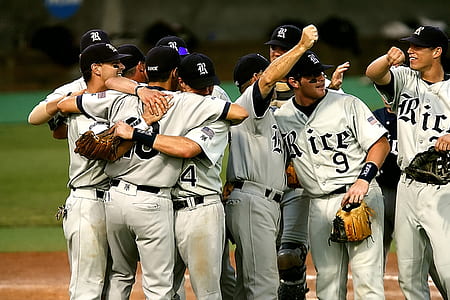 Group of Baseball Player Cheering thumbnail