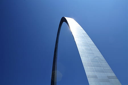 Low-angle Photography of Gateway Arch in St. Louis thumbnail