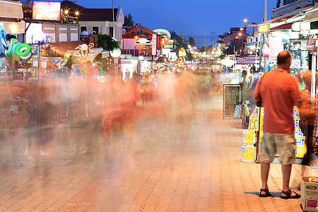 people standing at the part during nighttime thumbnail