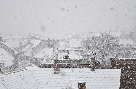 snow falling during daytime thumbnail