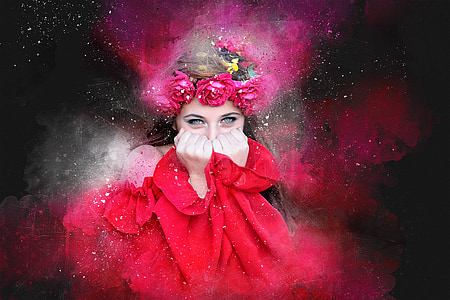 woman covering face using both hands thumbnail
