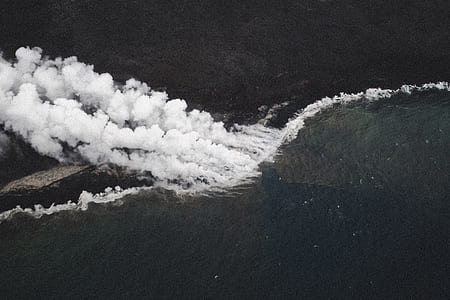 coast, overcast, aerial, smoke thumbnail