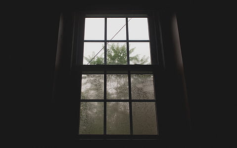 water droplets on window pane thumbnail