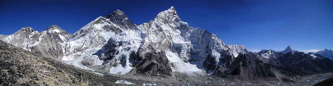 mountain alps at distance thumbnail