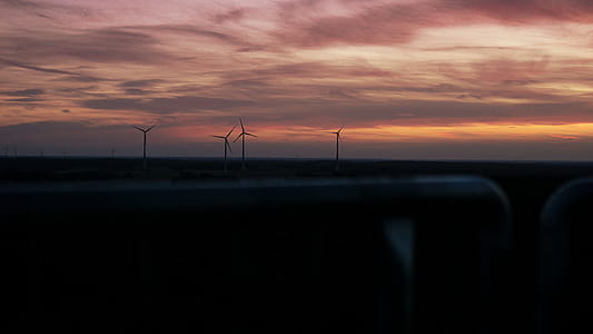 Windmill during Sunset thumbnail