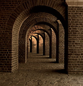 photo of gray brick hallway thumbnail