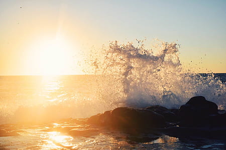 sea, dawn, nature, sky thumbnail